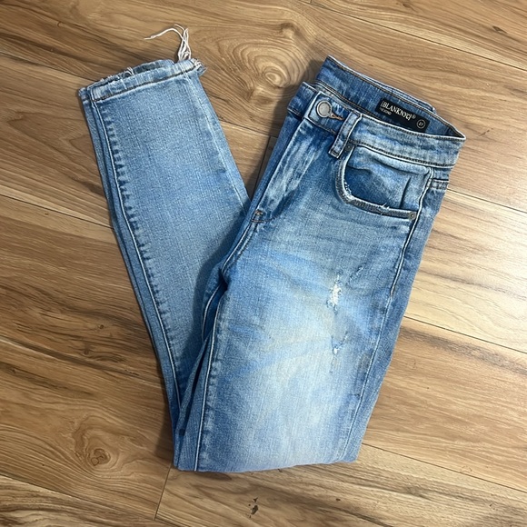 Blank nyc the bond distressed jeans size 27 - Picture 3 of 6